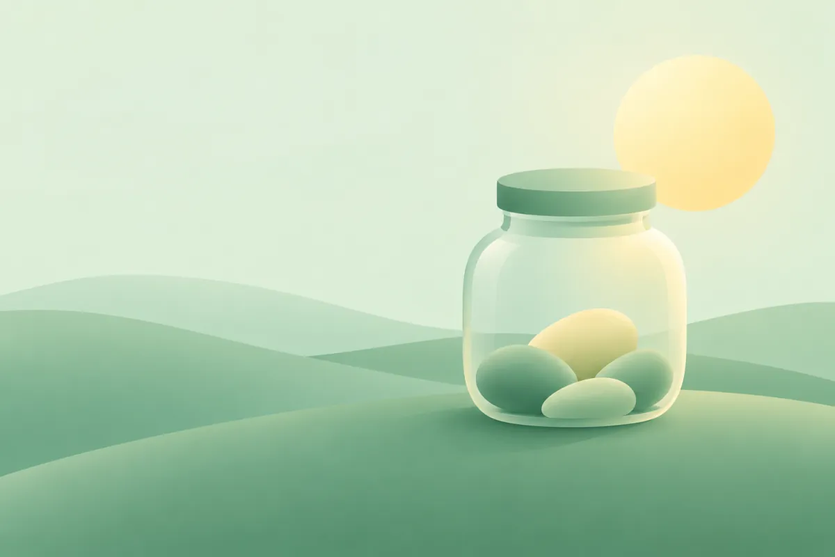 A jar under the sun